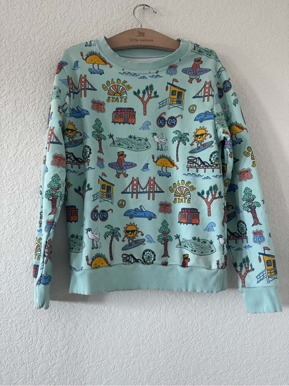 Little Sleepies Golden State Crewneck Sweatshirt